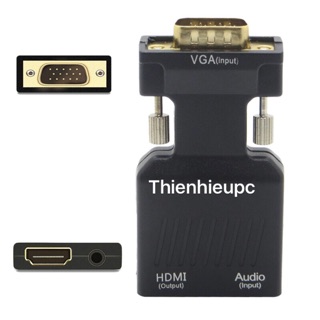 Đầu chuyển tín hiệu Vga sang hdmi có âm thanh.
