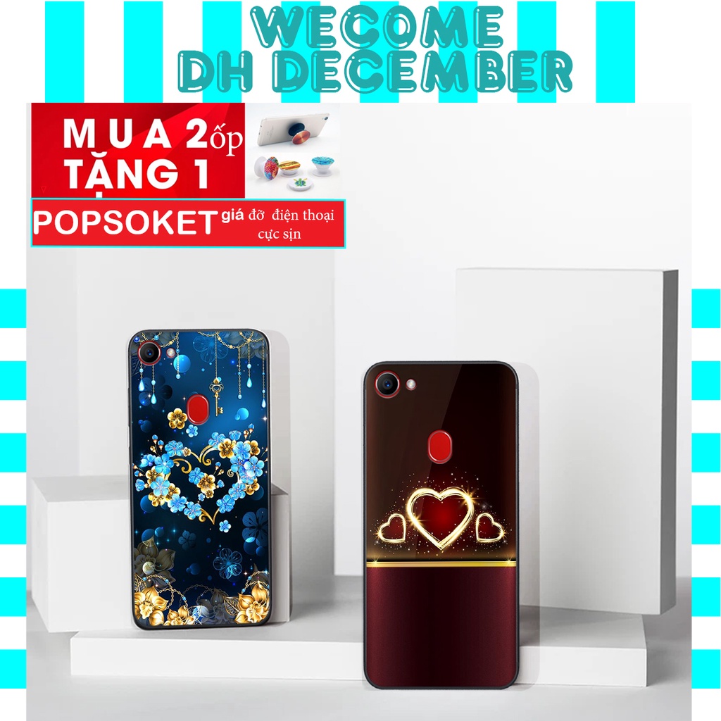 HOT SALE OFF ( 2 ỐP TẶNG 1 POP) Ốp lưng Oppo F5 / F7 in hình hoa tinh tế , mới mẻ DH DECEMBER