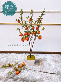 Cây lựu giả 15 quả 85 cm