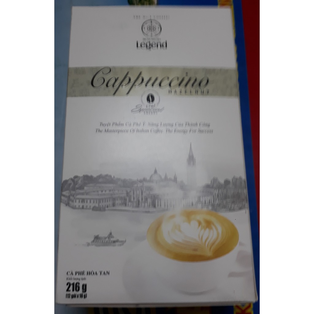 Cà phê Trung Nguyên Legend Cappuccino Hazelnut 12 gói 18gr | BigBuy360 - bigbuy360.vn