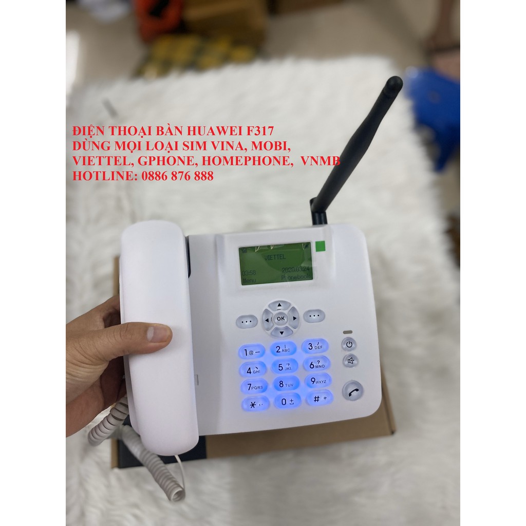 ☎️ Máy Điện Thoại Để Bàn Gắn Sim Di Động, GPhone, HomePhone Cho Người Già, Văn Phòng Mã GSM ETS3125i và GSM F316
