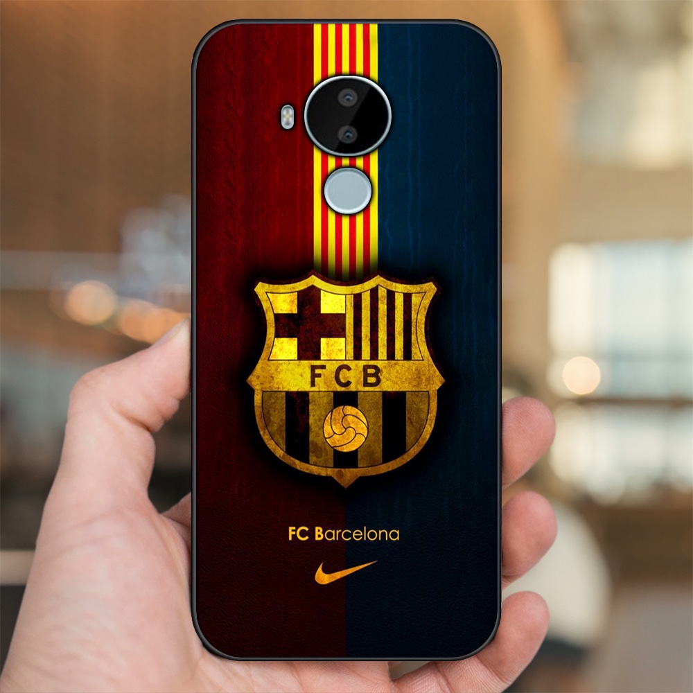 Ốp lưng Nokia C30 viền đen in hình Barcelona Barca