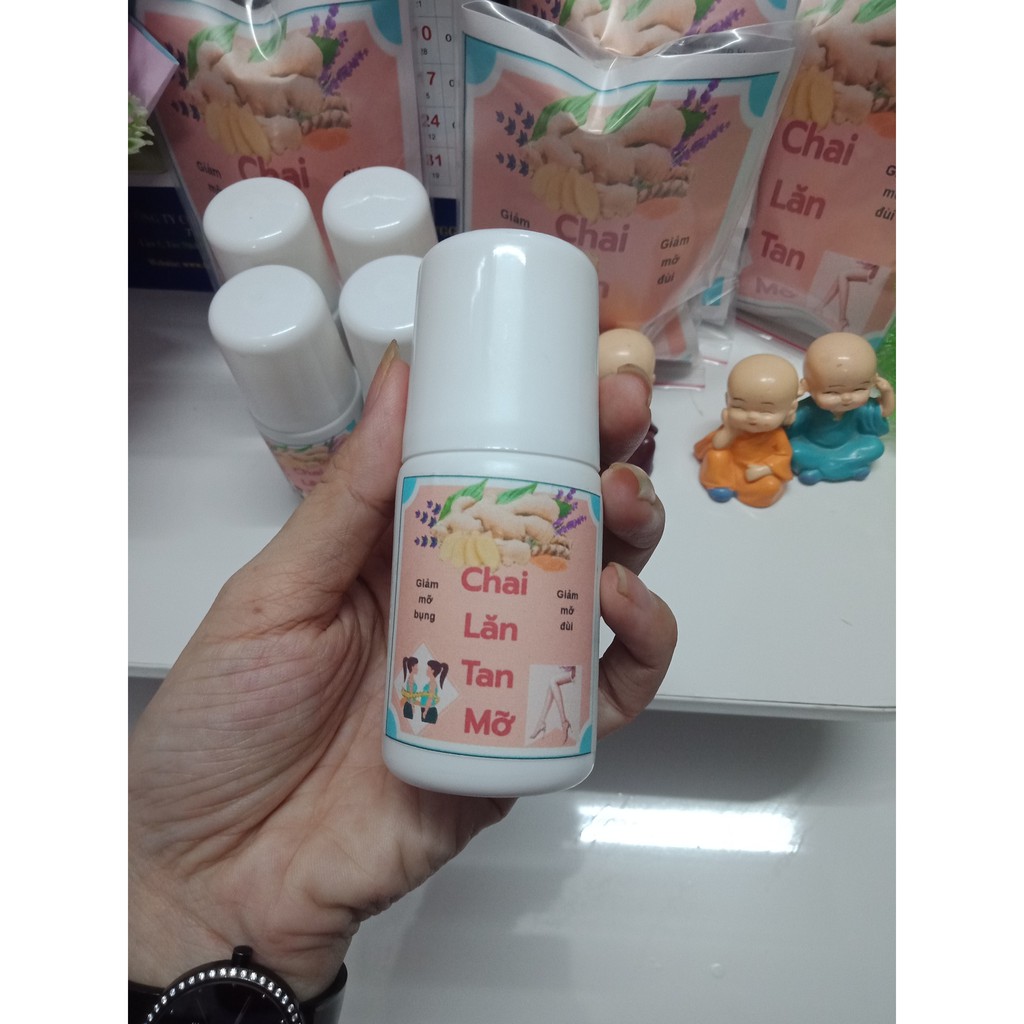 CHAI LĂN TAN MỠ BỤNG, Giảm mỡ bụng, Giảm Mỡ Đùi hiệu quả - Chai Lăn 10ml, 50ml