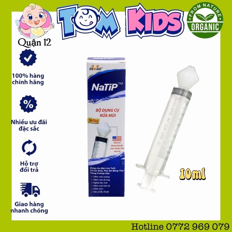BỘ DỤNG CỤ RỬA MŨI CHO BÉ NaTip