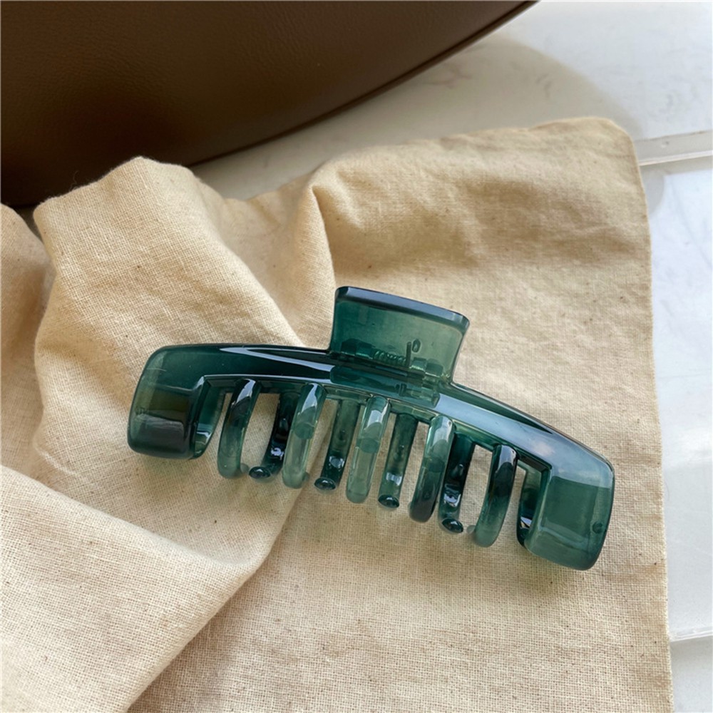 Kẹp Tóc Acrylic Trong Suốt 10cm Phong Cách Hàn Quốc