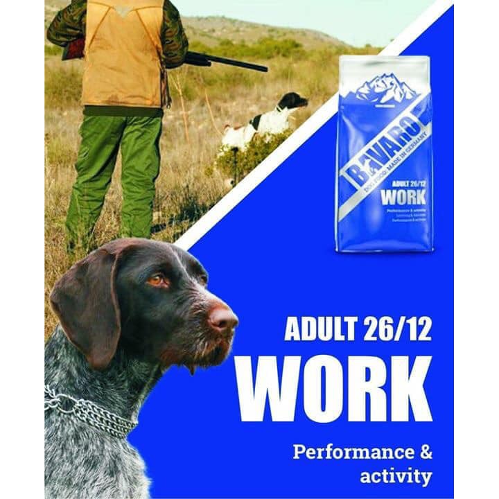 Thức ăn NK từ ĐỨC cho chó trưởng thành BAVARO WORK 18Kg