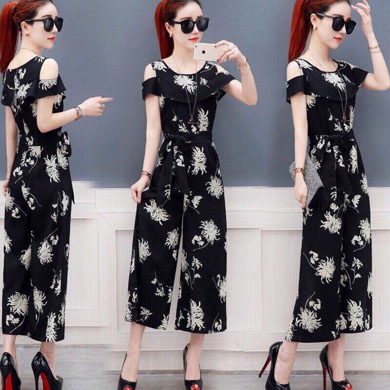 HÀNG NHẬP - JUMSUIT KHOÉT VAI CỘT DÂY CAO CẤP
