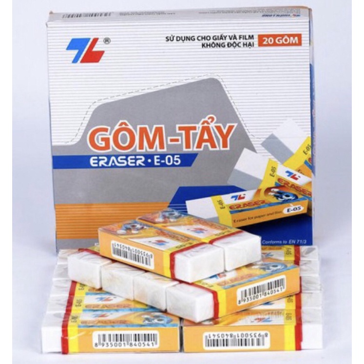 Gôm Tẩy Thiên Long Các Loại