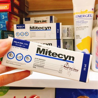 Xịt nấm trị ve ghẻ Alkin Mitecyn cho chó mèo 50ml