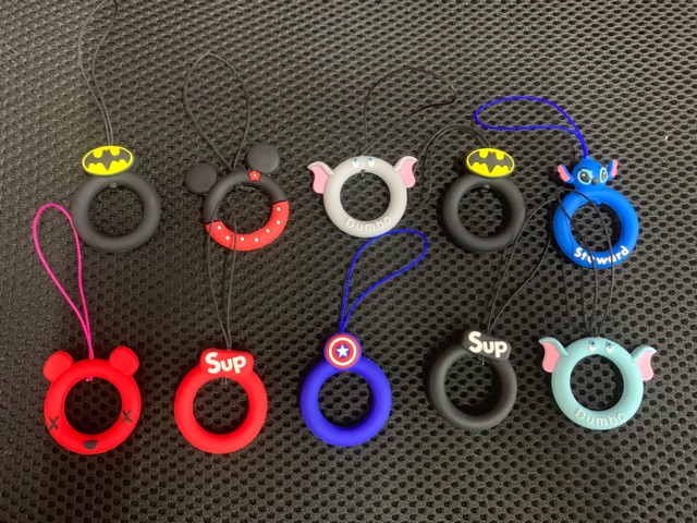 Iring móc treo cho điện thoại thời trang kute loại 1 cực dày