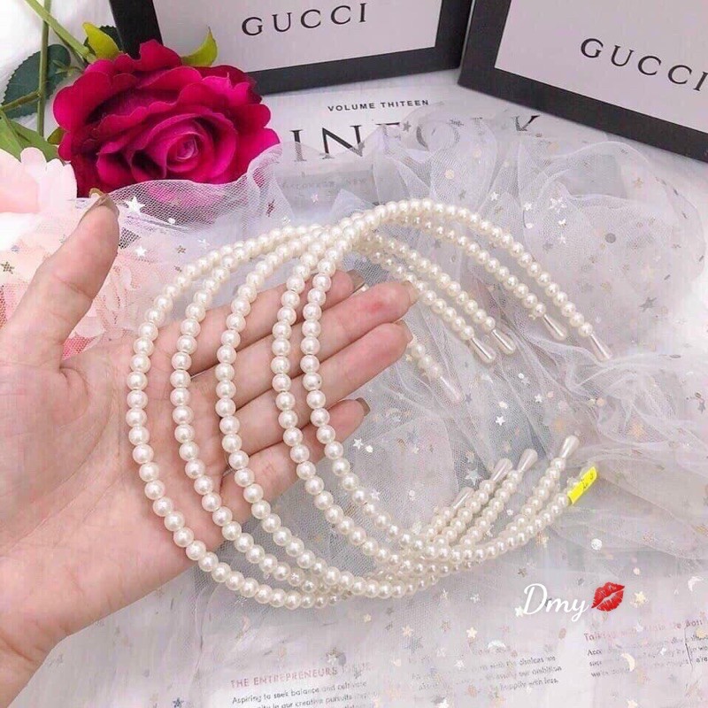 Bờm Ngọc Siêu Xinh Hit Hot Dùng Cho Tóc Thả Và Tóc Búi Đều Xinh