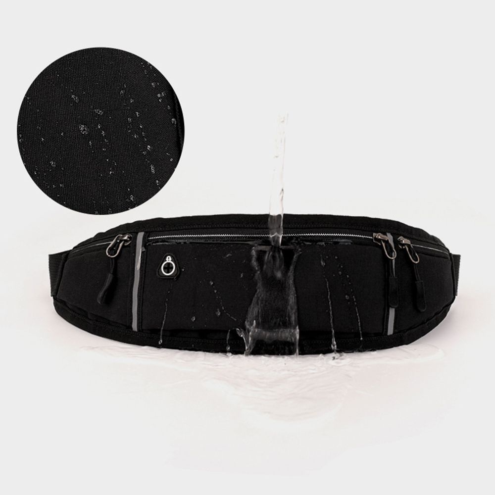 Túi đeo thắt lưng có dải phản quang nhỏ gọn kháng nước nhiều màu sắc thời trang cho nam và nữ