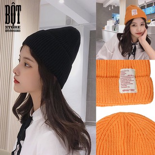 [FREESHIP 50K] Mùa đông Mũ len trơn/ Mũ beanie len Xu hướng hàn quốc