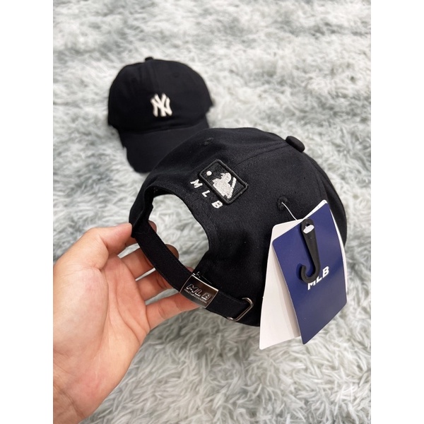 | ẢNH THẬT | MŨ M L B N.Y ĐEN LOGO THÊU NHỎ