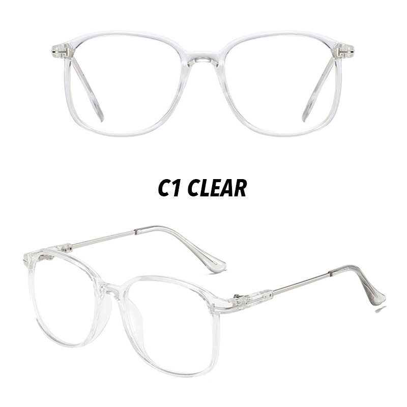 Kính mắt gọng trong suốt chống tia cực tím thời trang