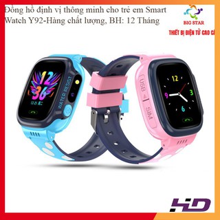 Đồng hồ định vị trẻ em Y92 Giám sát bé từ xa, nghe gọi,Pin khỏe, kháng nước,có tiếng việt - BH 12 tháng