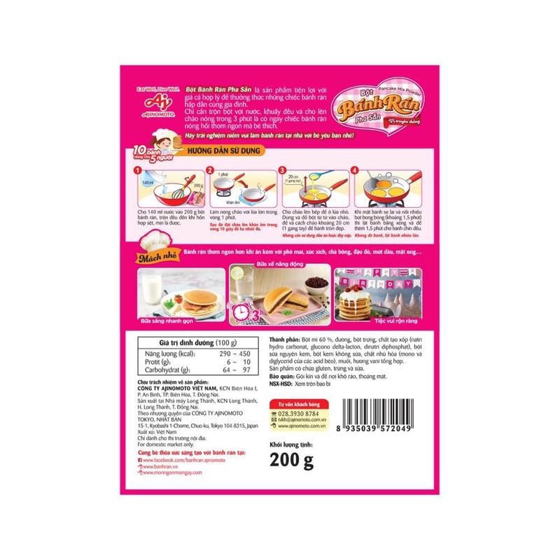 Bột bánh rán 200g