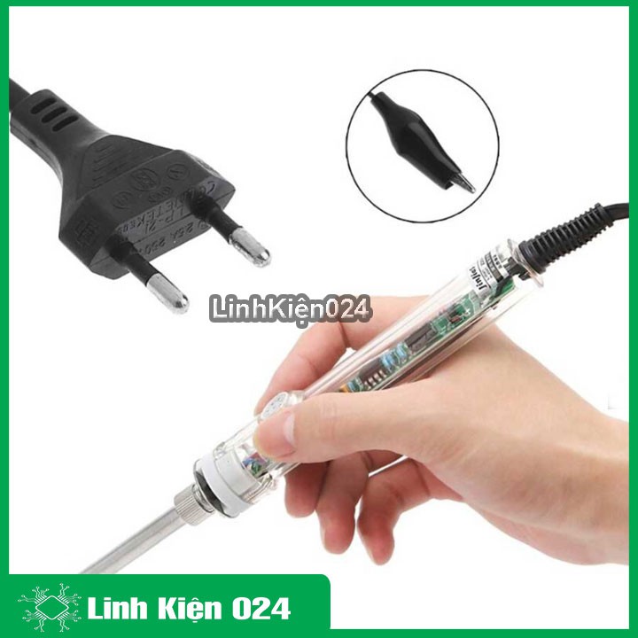 Combo 5 Tay Hàn 907 60W Có Điều Chỉnh Nhiệt Độ ( Loại phích cắm 2 chấu )