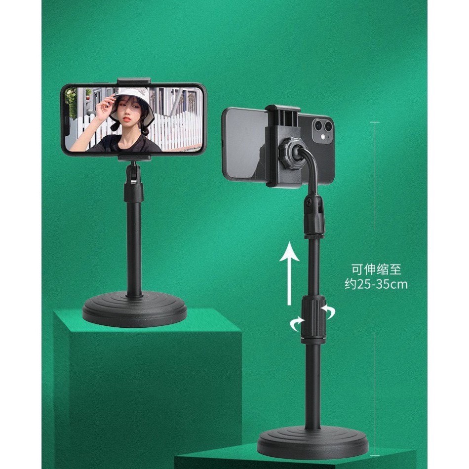 Giá Đỡ Điện Thoại Livestream Xem Video Ổn Định Xoay 360 Độ dùng để Quay Phim Ghi Hình Đa Dụng