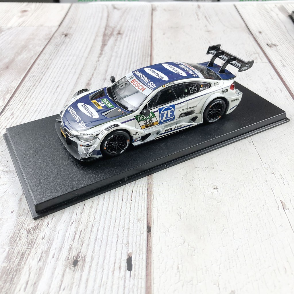 Xe mô hình xe đua BMW M4 DTM tỉ lệ 1:43