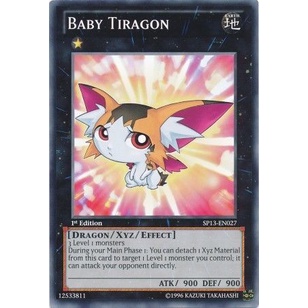 Thẻ bài Yugioh - TCG - Baby Tiragon / SP13-EN027'