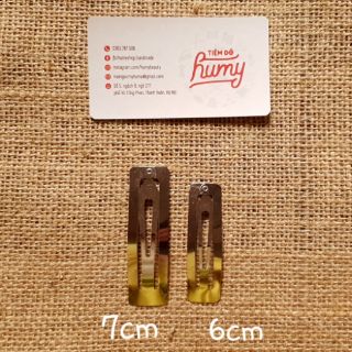 Phôi kẹp tóc các loại hình vuông 6cm, 7cm