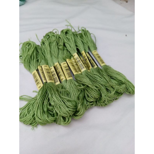 Chỉ thêu cotton DC-CXC - tông mầu xanh