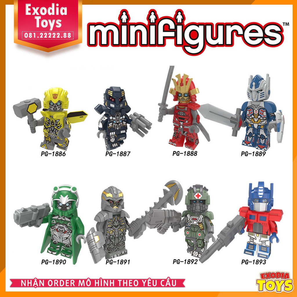 Xếp hình minifigure Robot Đại Chiến Transformers : Chiến Binh Cuối Cùng - Đồ Chơi Lắp Ghép Sáng Tạo - PG8215