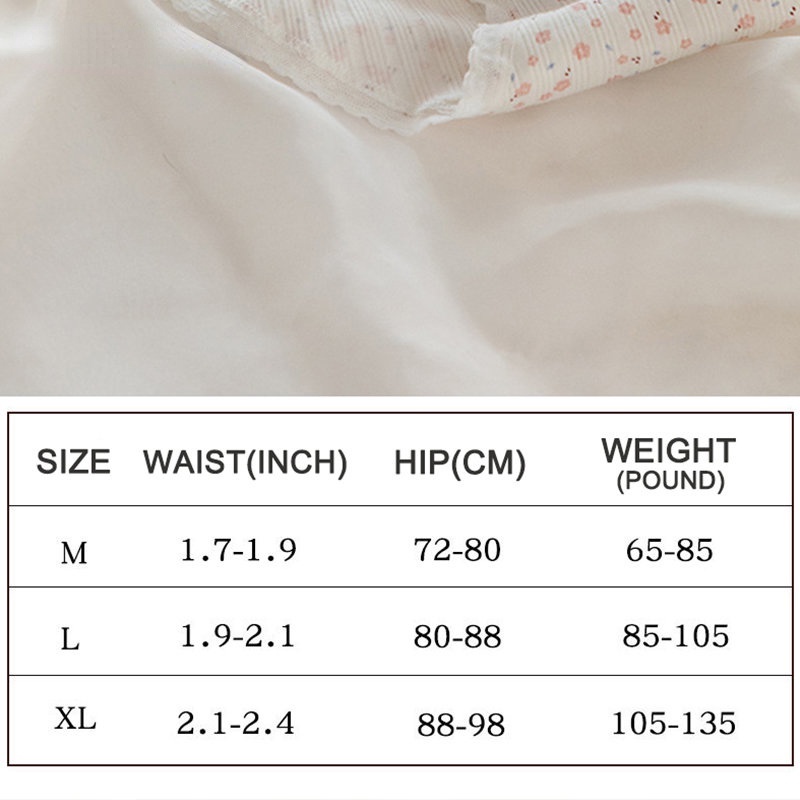 Quần lót cotton TAKETALK thoải mái in họa tiết hoạt hình dễ thương dành cho nữ