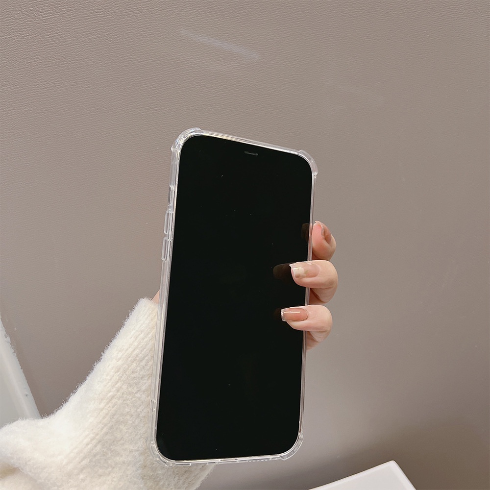 Ốp iphone Vỏ điện thoại hoa văn Tulip với gương trang điểm TPu Silicone Case Điện thoại iPhone 11 Pro Max X Xr Xs 7 8 14 Plus Se 2020 12 pro max 13