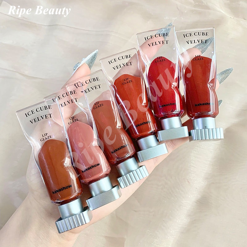 Son Kem Lì KAKASHOW Mềm Môi Căng Mọng Ice Cube Velvet Cute Doll Tuýp