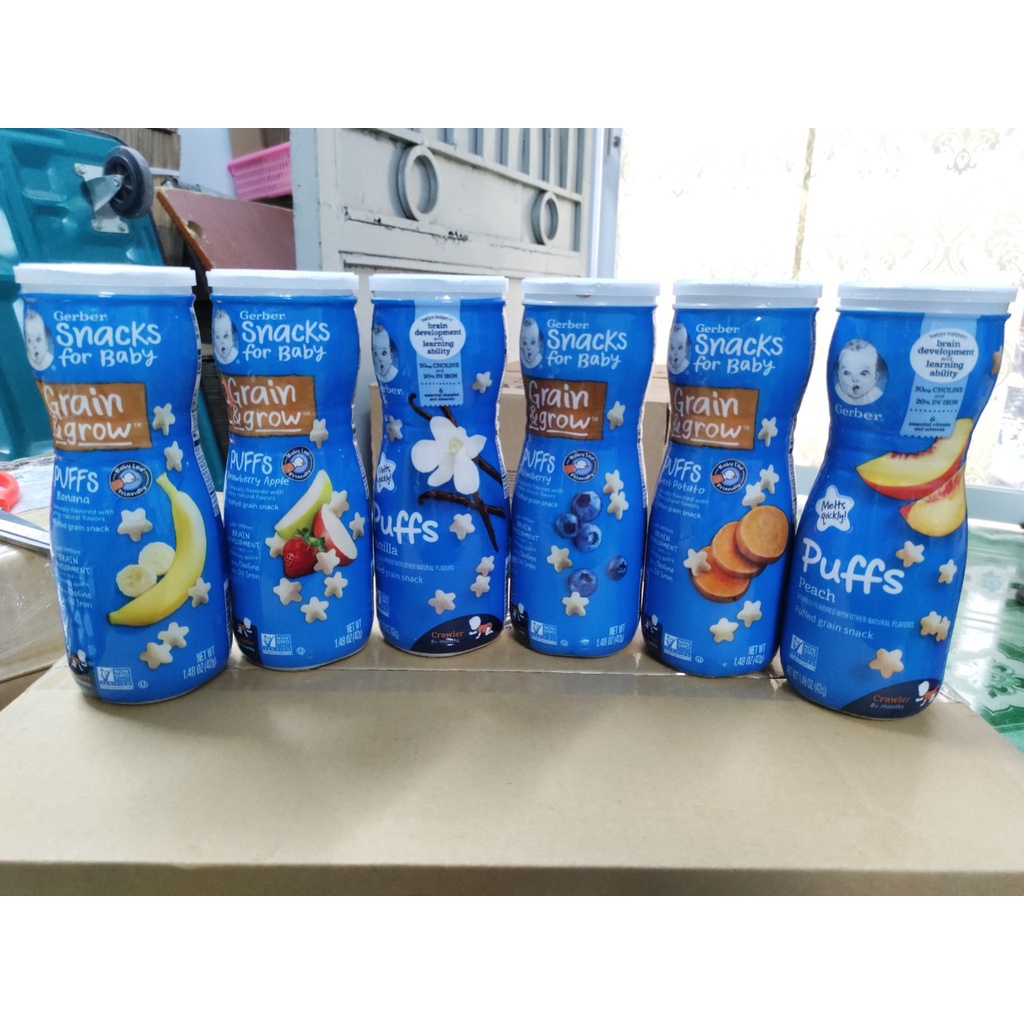 Bánh gerber cao Mỹ đủ vị 42g