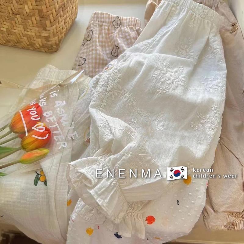[Babycat] Hàng Có Sẵn Quần In Hoa Nhỏ Chống Muỗi Phong Cách Nhật Hàn Hàn Quốc Thời Trang Mùa Hè Dễ Thương Dành Cho Bé Gái