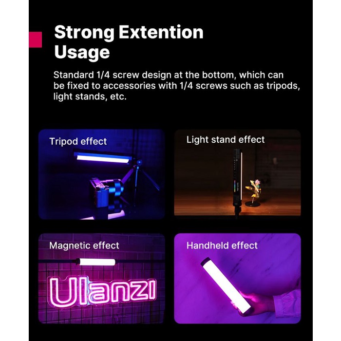 Đèn led Tube Ulanzi VL110 RGB HL Studio