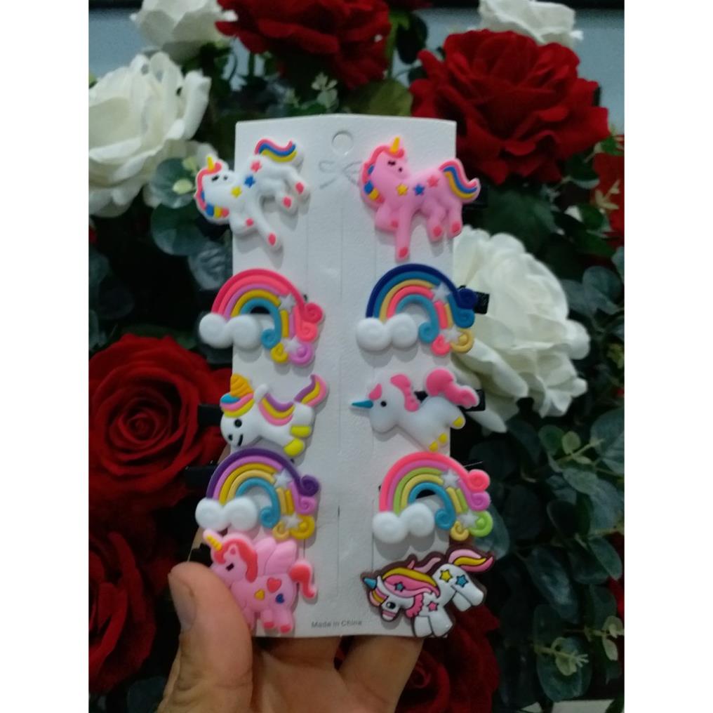 Set 10 kẹp tóc đáng yêu cho bé