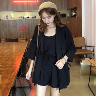 Sét vest đũi 3 món sang chảnh chất mềm đẹp