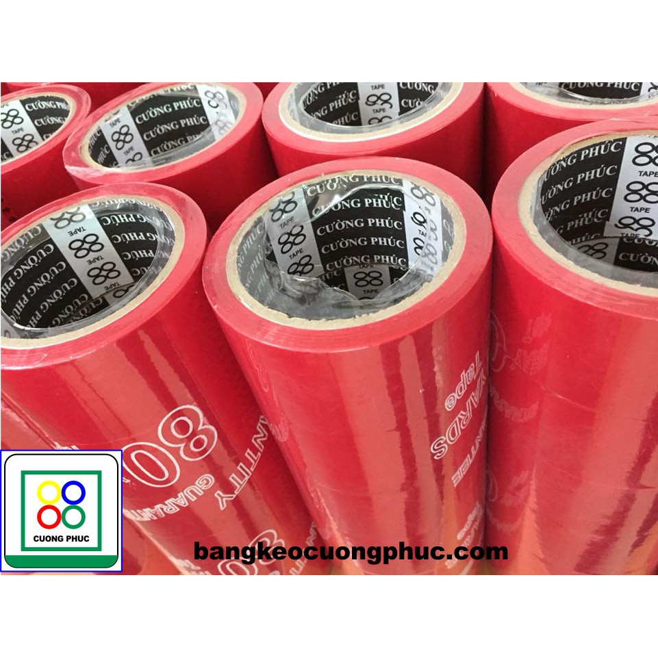 1 CÂY BĂNG KEO MÀU ĐỎ,MÀU ĐỎ MAY MẮN-1 CÂY 6 CUỘN