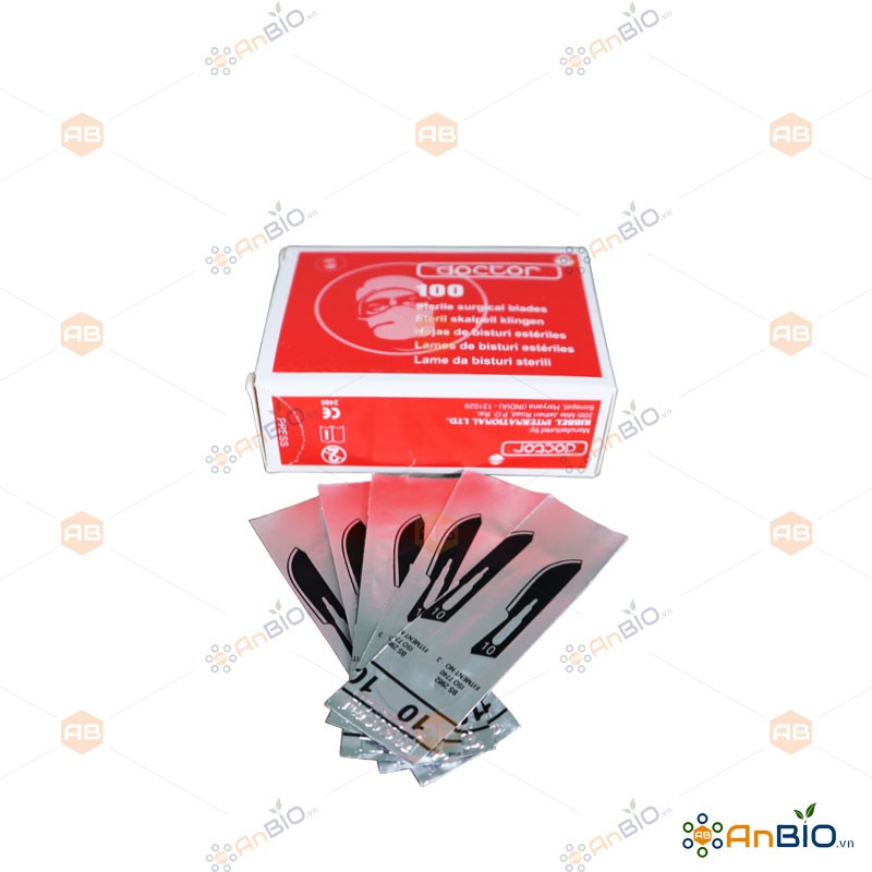 COMBO 1 DAO MỔ CÁN SỐ 3 GERMANY + 10 LƯỠI DAO DOCTOR (SỐ 10 VÀ 11) - A4.1049