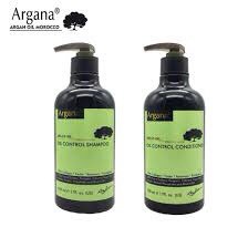 Dầu Gội Dầu Xả Argana Kiểm Soát Dầu Phục Hồi Tóc Hư Tổn 500ML*2