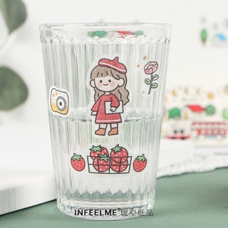 Sticker trang trí hình cô gái dễ thương