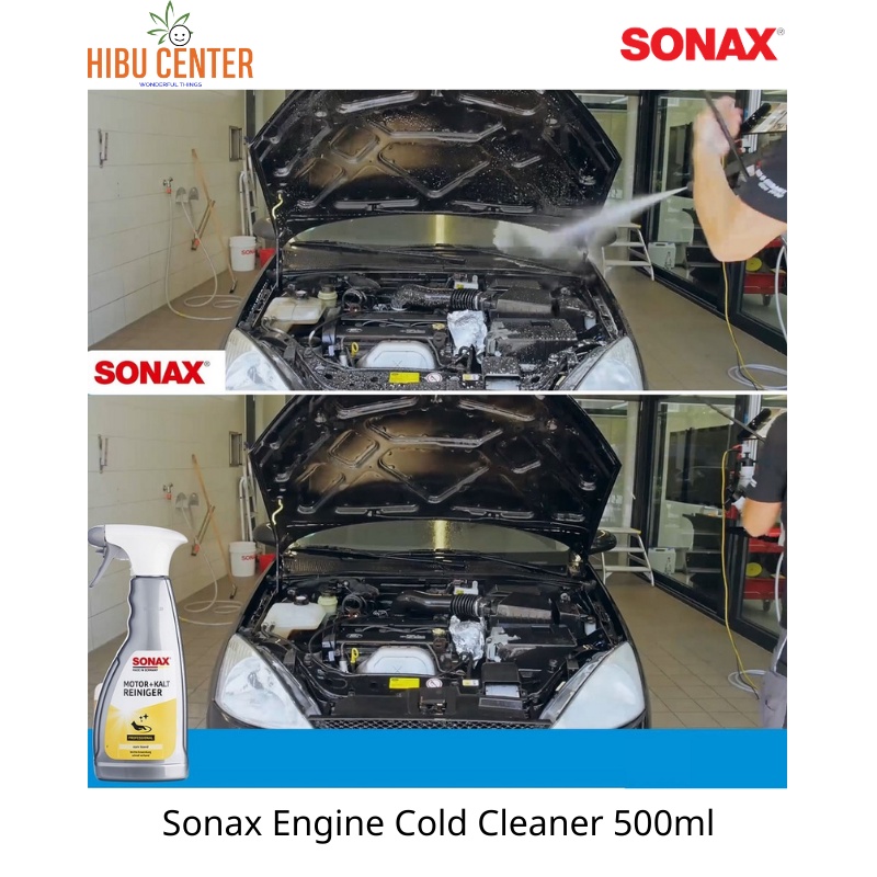 Vệ Sinh Khoang Máy Động Cơ SONAX Engine Cold Cleaner 543200 500ml