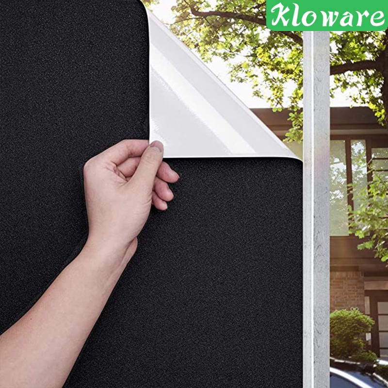Miếng Dán Cửa Kính Bảo Vệ Riêng Tư Màu Đen Sáng Bóng 100%