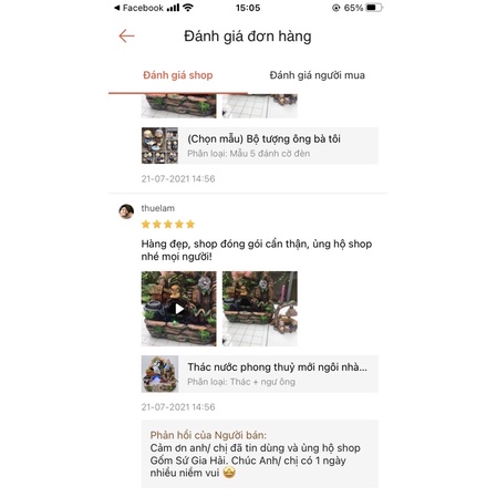 Thác nước phong thuỷ mới ngôi nhà hoa đào