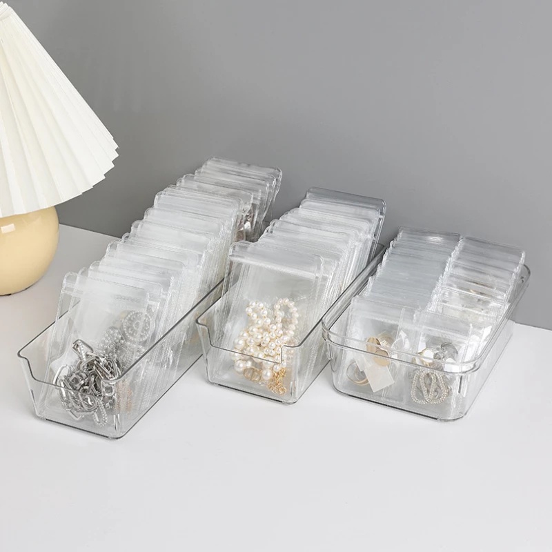 Sổ Lưu Trữ Trang Sức Trong Suốt Thiết Kế Dạng Sách Nhỏ Gọn Tiện Dụng