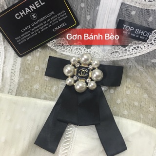 Nơ cài/Ghym cài áo váy Cao Cấp nơ đá