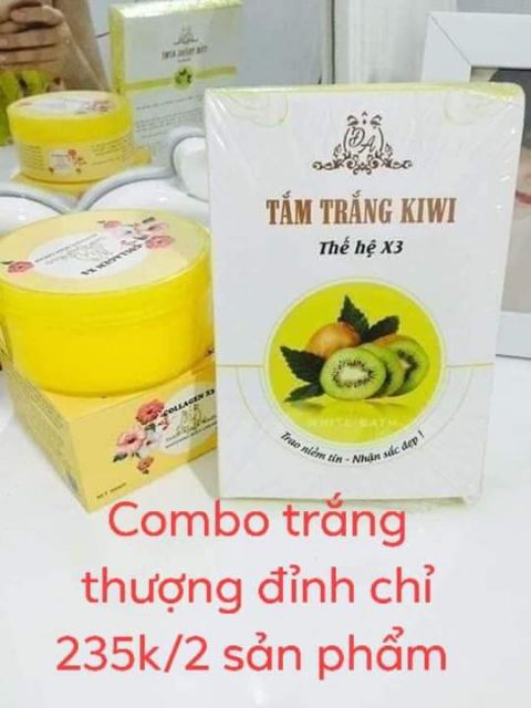 Chuyên cung cấp kem dưỡng trắng da body COLLAGEN X3 và tâm trắng KIWI X3 an toàn và hiệu quả