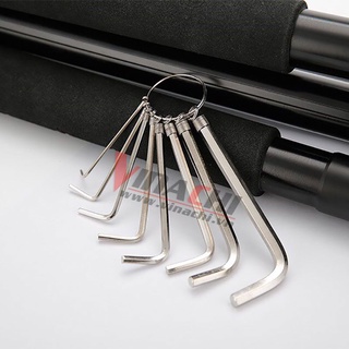 BỘ LỤC LĂNG CHÙM LOẠI 8 CÁI - Dùng để mở các ốc lục giác chìm