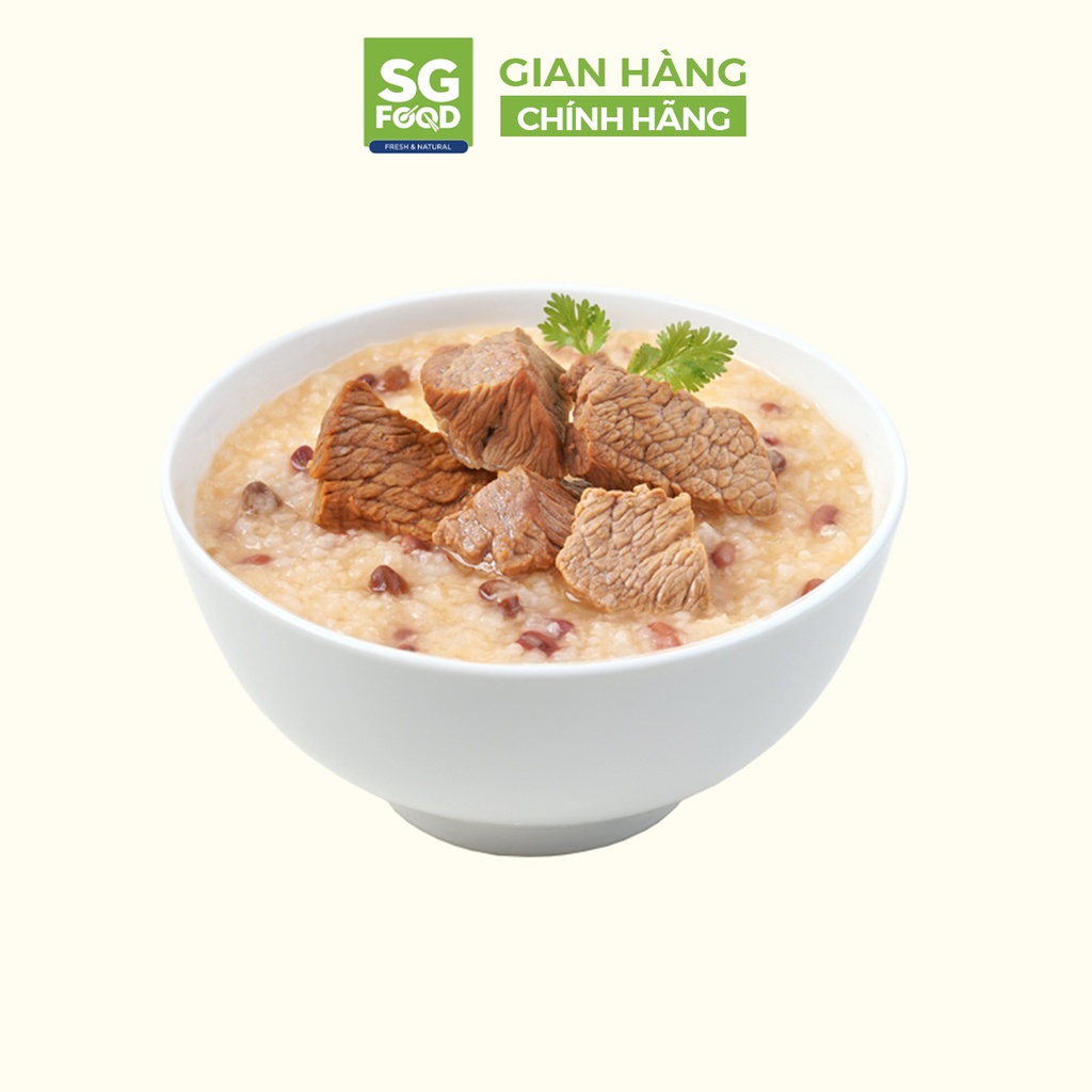 Cháo tươi ăn liền SGFOOD 240gr nhiều hương vị thơm ngon bổ dưỡng cho bé ăn dặm