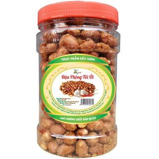 Đậu Phộng Rang Tỏi Ớt Hũ 200G - Thiên đường đồ ăn vặt