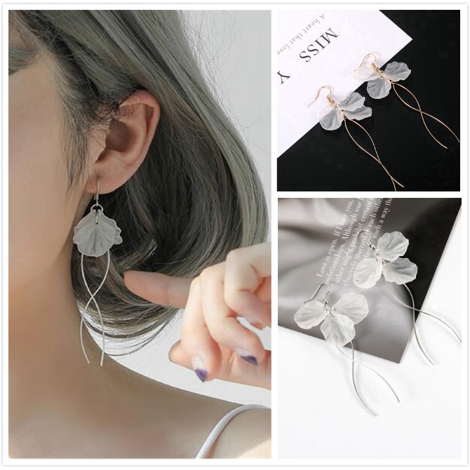 Set khuyên tai hình bông hoa thời trang xinh xắn